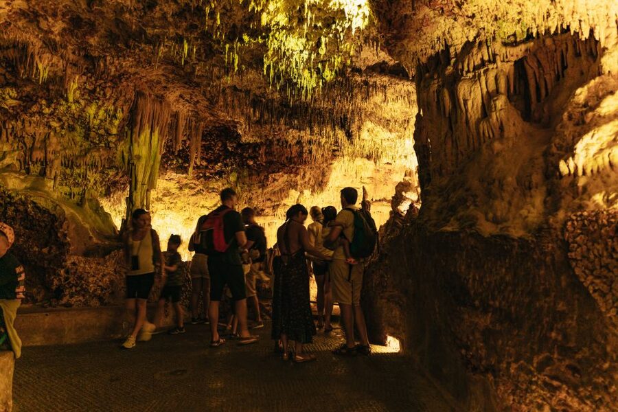 Porto Cristo: Caves of Hams Entry Ticket - The Pit of Hell and the Genesis projection
