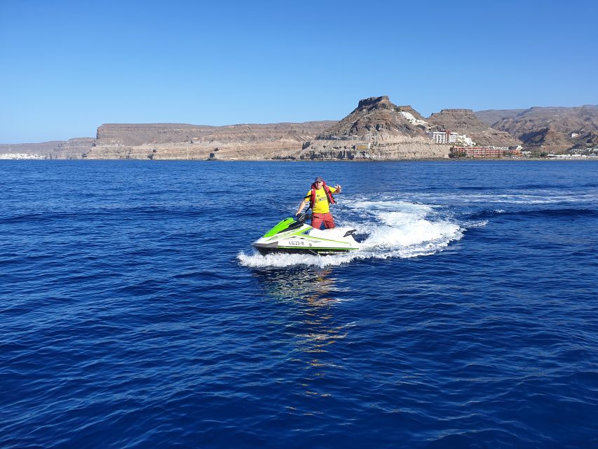 Puerto Rico de Gran Canaria: Jetski Tour - Leaving Puerto Base for open water