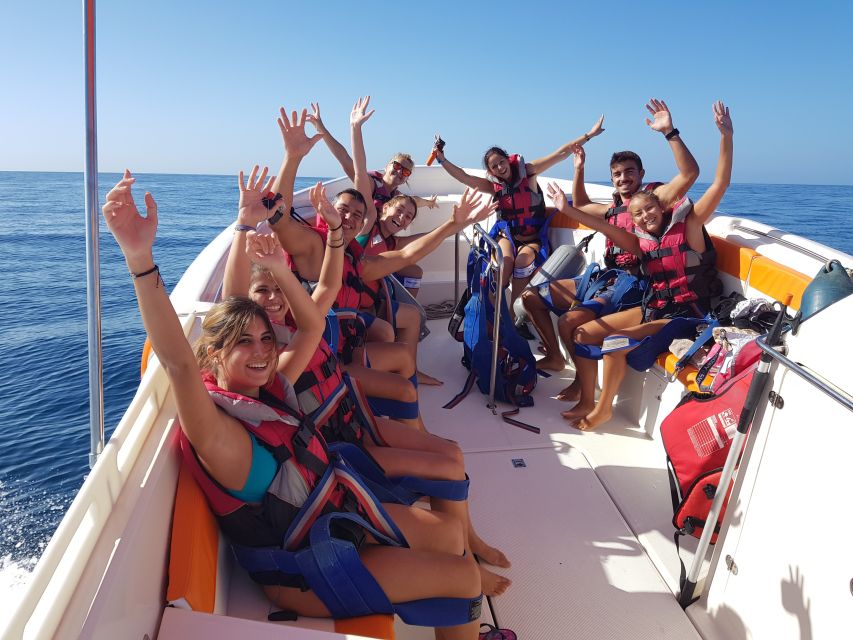 Puerto Rico de Gran Canaria : Parasailing - The Return to the Boat