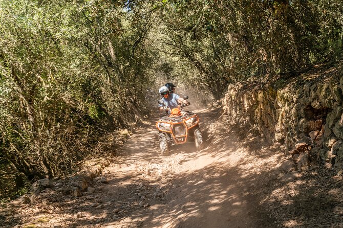 Quad Bike / ATV Tour - A short summer stop at a rocky coastal bay