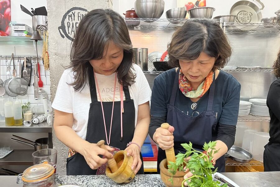 Real Paella Cooking Class – Market Visit & Sangría Workshop - Tapas, sangria, and the warm-up before cooking