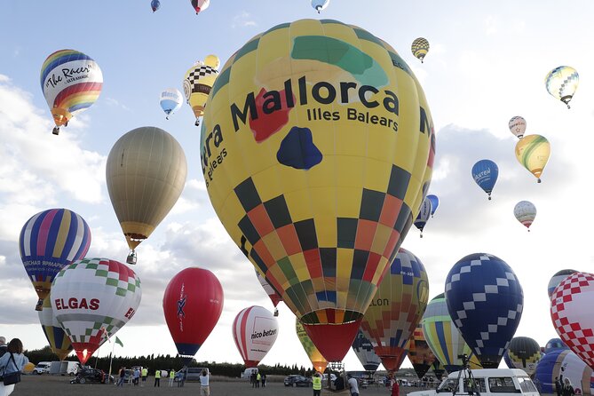 Romantic Sunrise Balloon Tour in Majorca - Landing in a field, then packing up