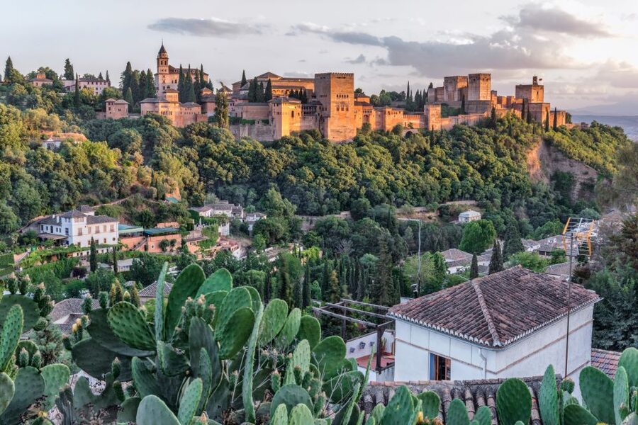 Sacromonte Caves Museum Admission Ticket - The outdoor garden and its Alhambra view