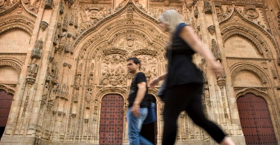 Salamanca Sightseeing Walking Tour with Local Guide. Spanish - House of Shells and the Pontifical University