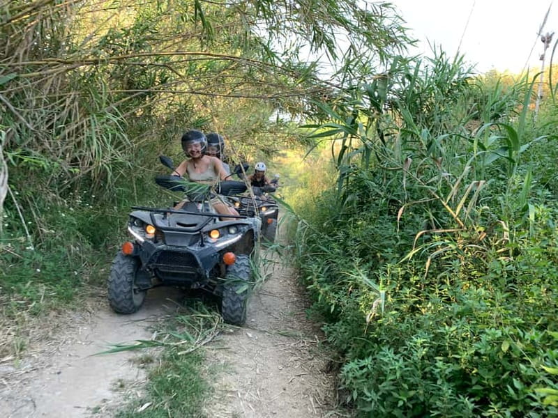 Salou: Off-Road Guided Quad Safari with Hotel Pickup - The red mountain viewpoint on the longer ride