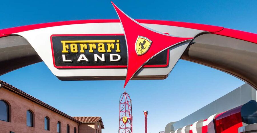 Salou: PortAventura Ferrari Land Admission Ticket - Starting with the entrance and Italian streets