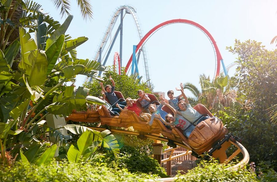 Salou: PortAventura Theme Park Entry Ticket - Arriving from Barcelona, Salou, or Reus Airport