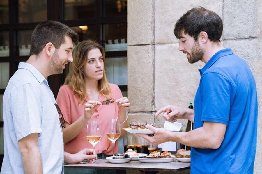 San Sebastian Food Tour: Pintxo Tasting Paired with Wines - Eight pintxos, with room for extra variety