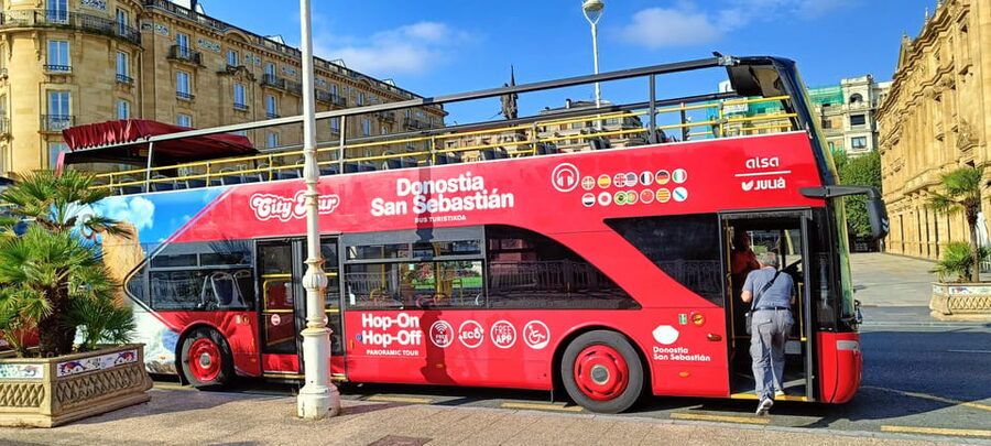 San Sebastian: Hop-On Hop-Off City Tour Bus - Tabakalera and the station: a useful transport link