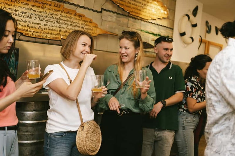 San Sebastian: Pintxos and Wine Tour - The Old Town square and its bullfighting clues