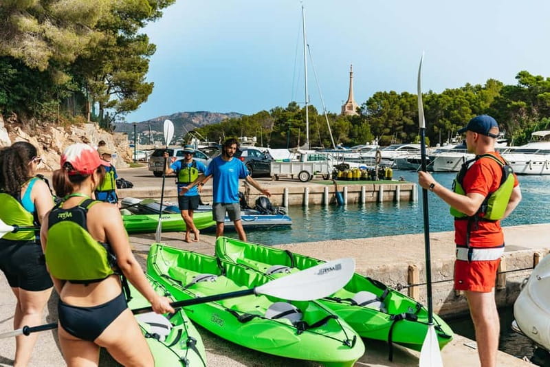 Santa Ponsa: Marine Reserve Kayak Tour - Guides, Group Mood, and Photos