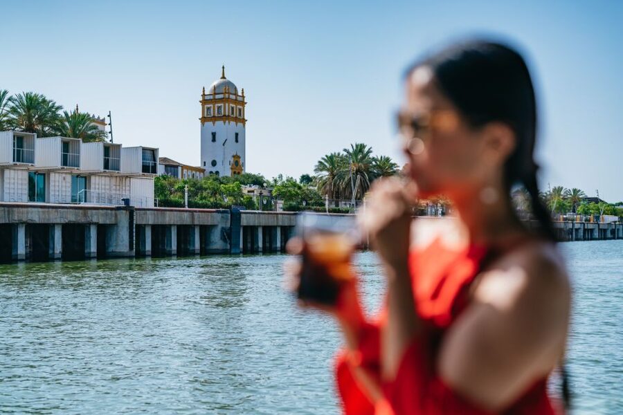 Seville: 1-Hour Guadalquivir River Sightseeing Eco Cruise - The Torre del Oro from water level