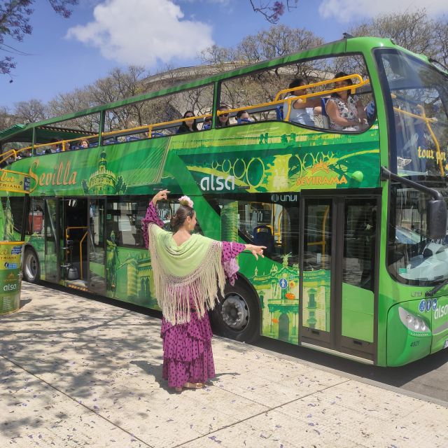 Seville: 2-Day Hop-on Hop-off Bus Ticket - Plaza de España and the María Luisa Area