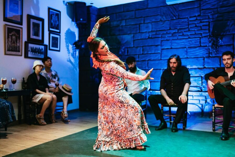 Seville: Baraka Sala Flamenca Show with Drink in Triana - Crossing into Triana for a flamenco night
