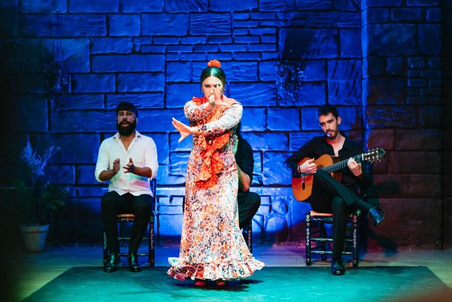 Seville: Baraka Sala Flamenca Show with Drink in Triana - Inside the Lola de los Reyes room
