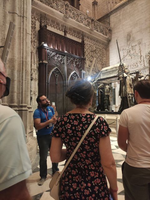 Seville: Cathedral & Giralda Guided Tour with Entry Tickets - Entering Seville Cathedral after its mosque past