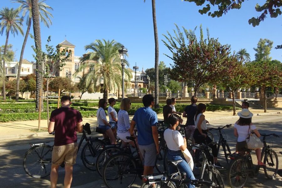 Seville: Electric Bike Tour in Small Group - El Arenal and the first lesson in city riding