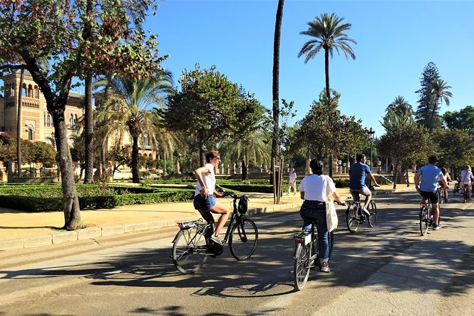 Seville Electric Bike Tour - Small Group - Maria Luisa Park and Plaza de America