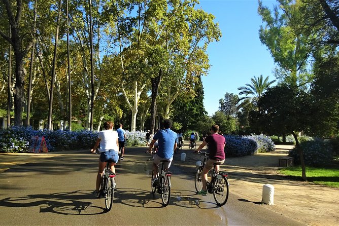 Seville Electric Bike Tour - Small Group - Plaza de España gets the longest photo stop