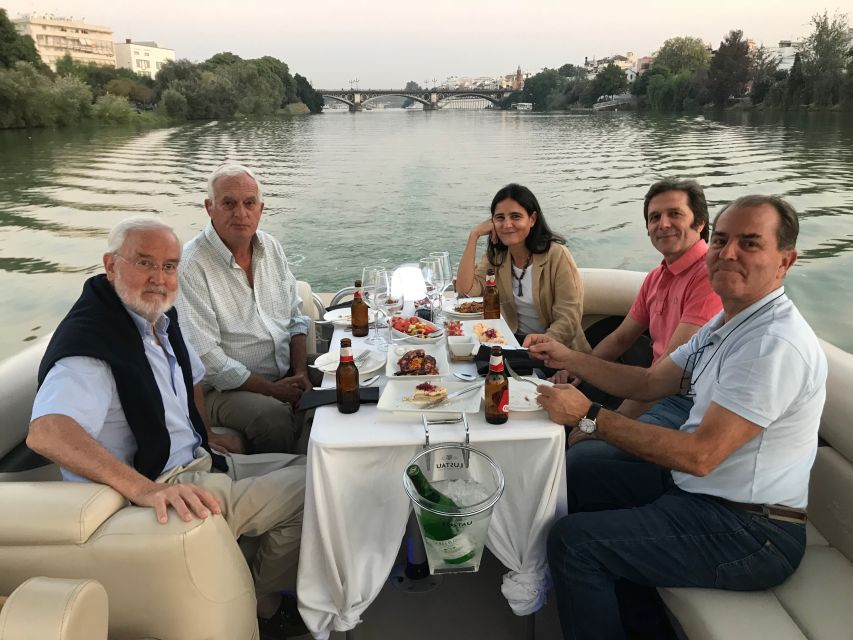Seville: Exclusive River Boat Tour with Tapas - Tapas, drinks, and what you actually receive