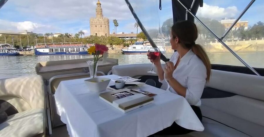 Seville: Exclusive River Boat Tour with Tapas - Finding the jetty beside Castillo San Jorge