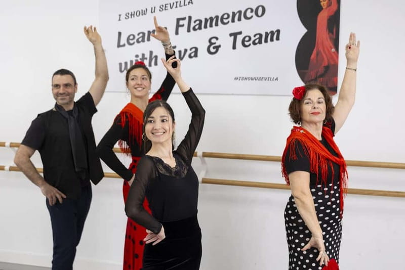 Seville: Flamenco Dance Class with Optional Costume - A Small Group With Room for Different Ages