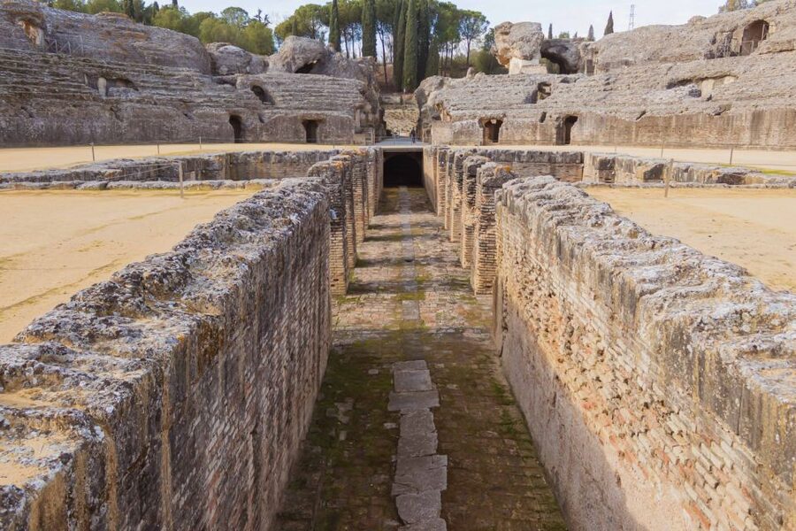 Seville: Game of Thrones and Roman Empire Italica Tour - The amphitheater is the dramatic finale