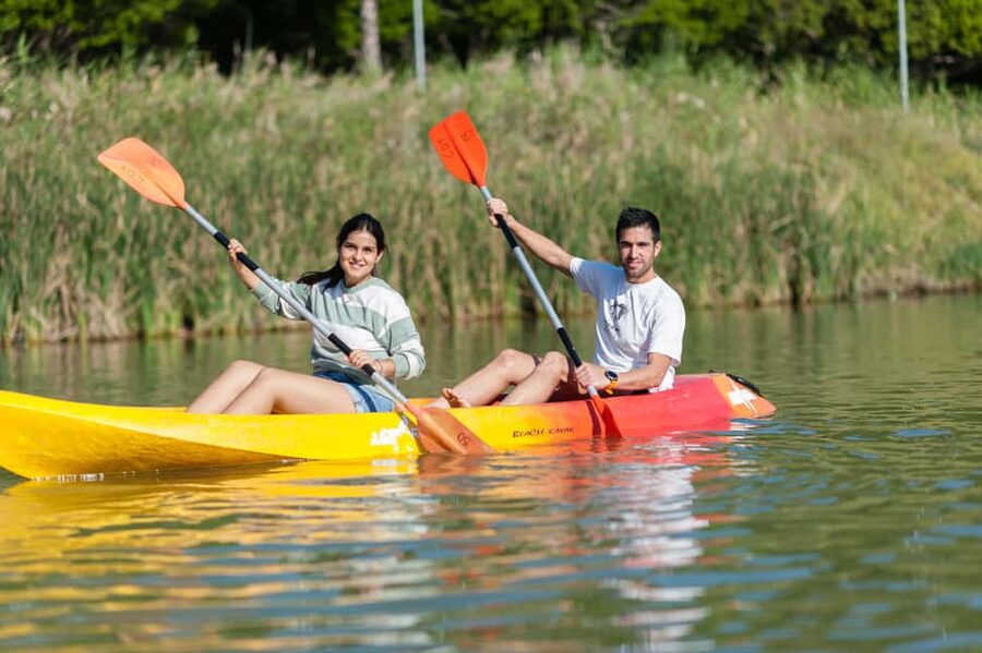 Seville: Guadalquivir River Kayaking Trip - City sights from the water