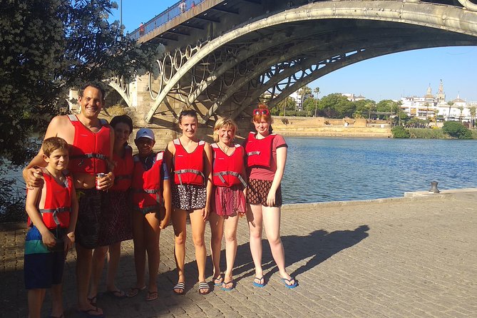 Seville Paddle Surf Sup in the Guadalquivir River - Torre del Oro from river level