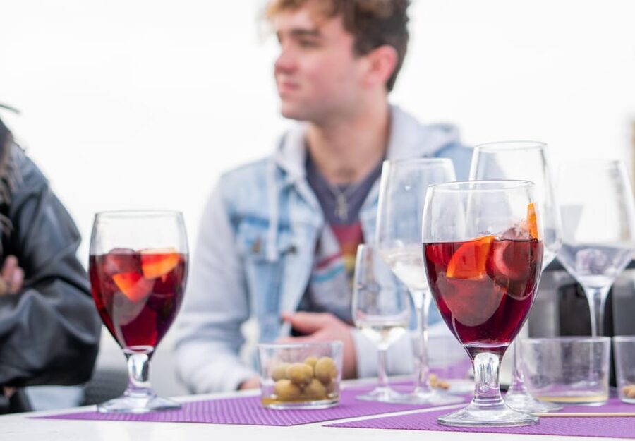Seville: Sangria Tasting Experience - Manchego and olives make the tasting work better