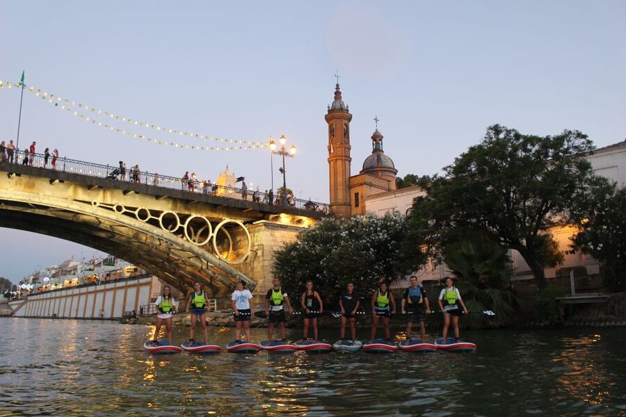 Seville: Sunset and Evening Paddle Boarding Tour - Sunset over the Guadalquivir