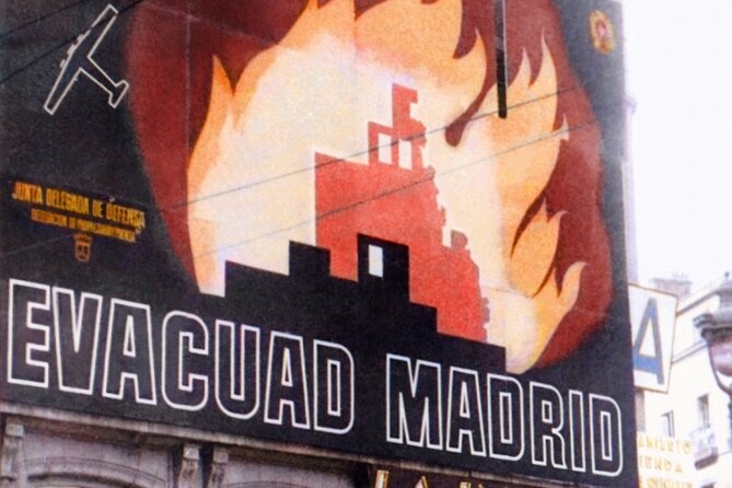 Spanish Civil War start of 2 World War, Guernica Franco - Starting at Plaza del Callao: cinema, rubble, and civilian life