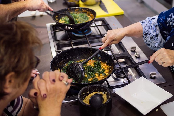 Spanish Cooking Class & Triana Market Tour in Sevilla - Eating what you prepared, with sangria and wine