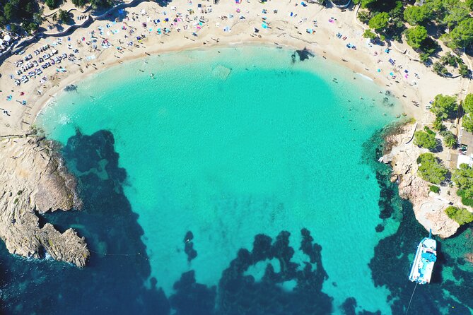 Sunset Beach Hopping Cruise, Cala Comte and Cala Bassa, SUP and snorkelling - Cala Bassa, clear water, and a livelier swim
