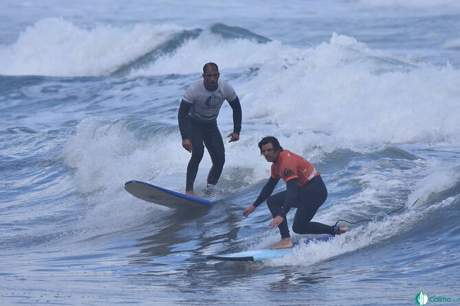Surf class in Famara 9:15-12:00 or 11:45-14:30 (2h class) - The value of the $60.49 price