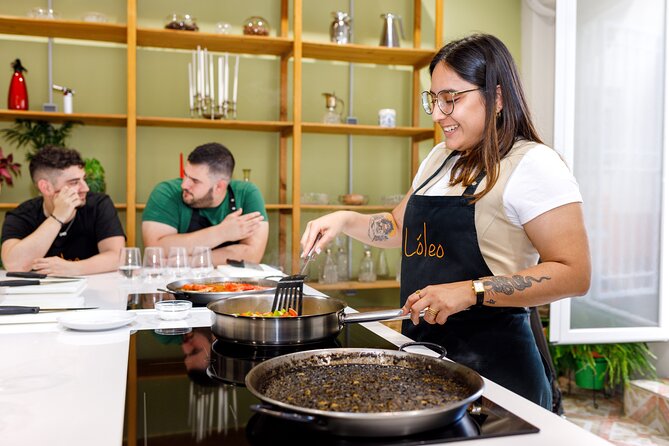 Tapas & Paella Cooking Class in Madrid with a Professional Chef - Black rice is the main cooking lesson