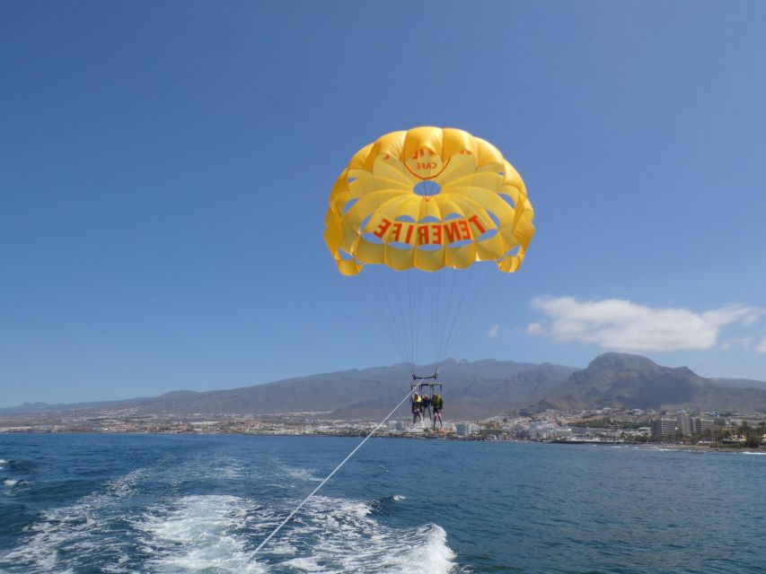 Tenerife Costa Adeje Parasailing - Out on the Water With a Small Group