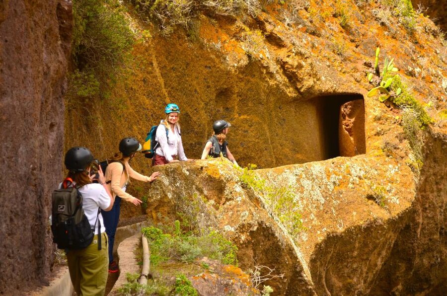 Tenerife: Hiking Tour in Anaga Mountains & Enchanted Forest - Walking beside the water channel