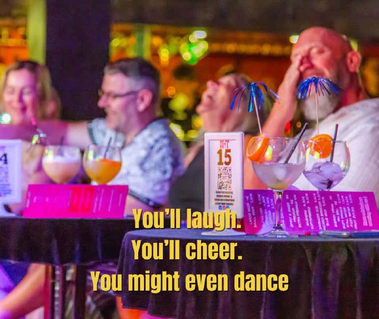Tenerife: MHT - Music Hall Tavern Comedy Drag Dinner Show - Dinner is simple, filling, and part of the show
