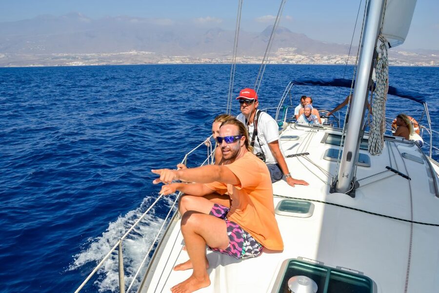 Tenerife: Sailboat Tour with Food and Snorkeling - Watching Pilot Whales and Dolphins