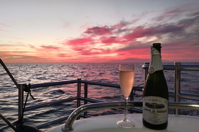 Tenerife Sunset Catamaran tour with transfer - Food and Drinks included. - The sunset is lovely, but the schedule needs a question mark