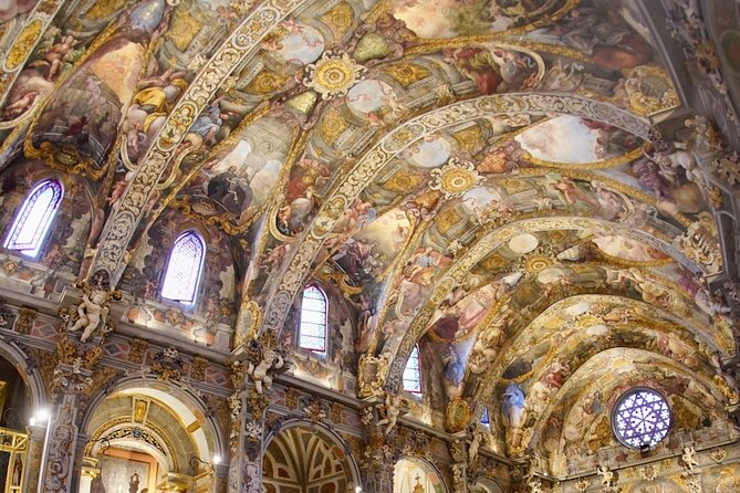 The Light of Saint Nicholas - Looking up at the painted ceiling