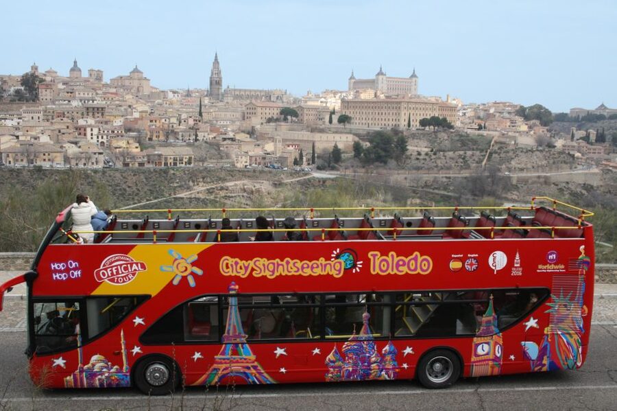 Toledo: City Sightseeing Hop-On Hop-Off Bus Tour & Extras - Start at the Alcazar, but check the temporary stop