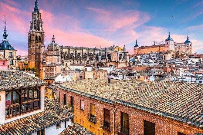 Toledo Experience Tour from Madrid with optional Toledo Cathedral - The Alcázar, Toledo’s high stone landmark
