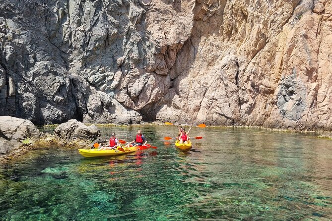 Tossa de Mar: Kayak & Snorkel Tour with Paella from Barcelona - Getting ready for three hours on the water