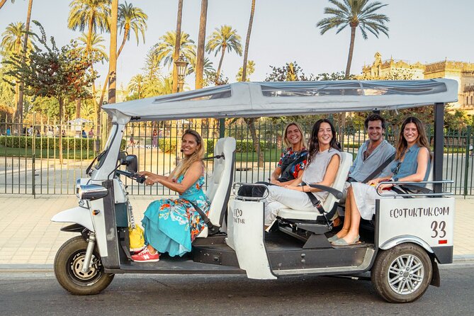 Tour Welcome Seville with Local Guide in Eco Tuk Tuk Private - Baroque power and Seville’s old industry
