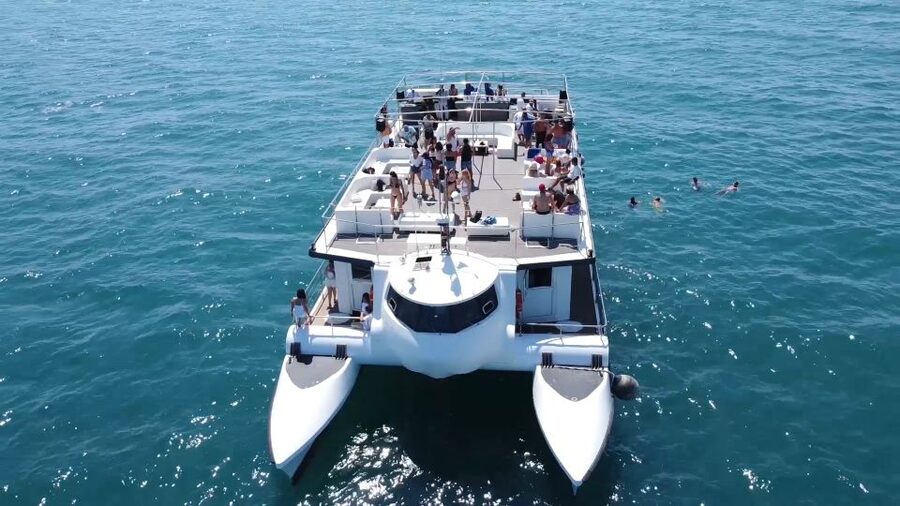 Valencia: Catamaran Cruise, Paella Lunch and Swim Stop - Setting Off From Port Saplaya