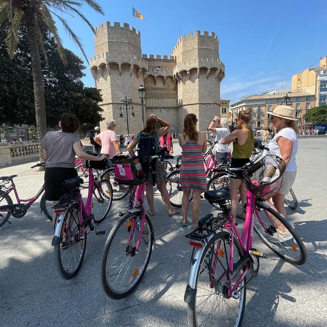 Valencia: City Highlights Guided Bike Tour - Serranos Towers and the route into the Turia Gardens