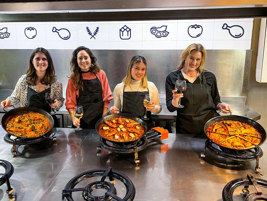 Valencia: Paella Cooking Class with Central Market Tour - Shopping for ingredients at Mercado Central