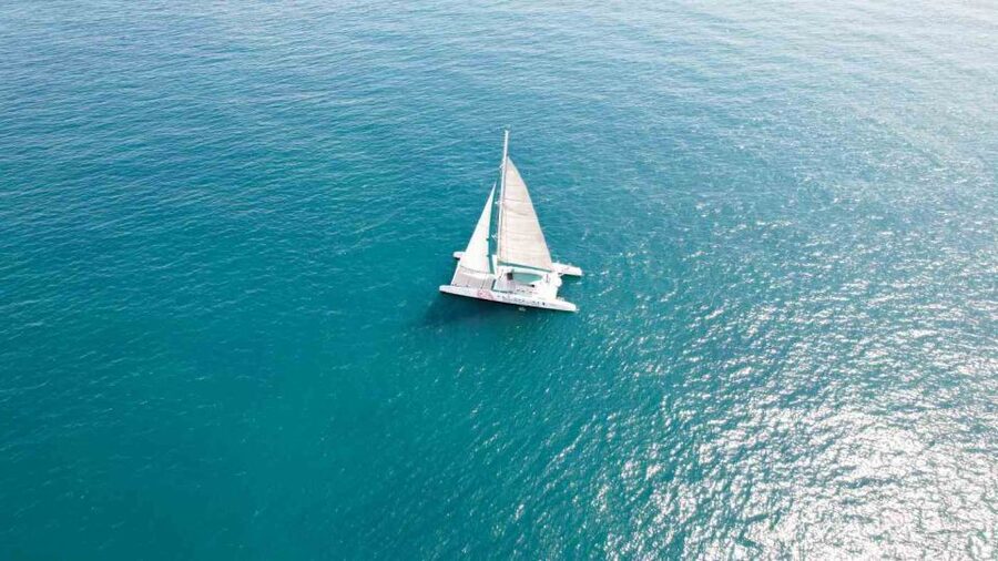 Valencia: Sailing Catamaran Cruise with Valencian Lunch - A Valencian lunch served at sea